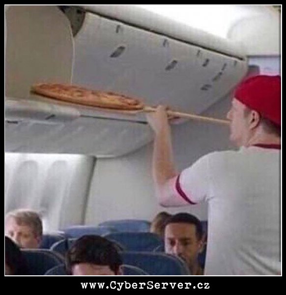 Pizza v letadle